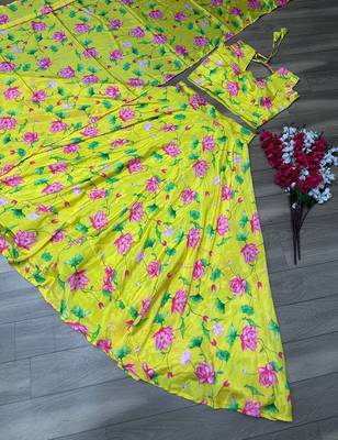 Yellow Lehenga Choli 3
