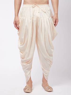 Cream Cowl Dhoti 1