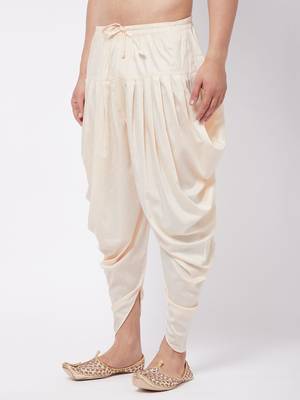 Cream Cowl Dhoti 2