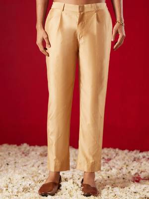 Rose Goldviscose Pant Style Pyjama 1