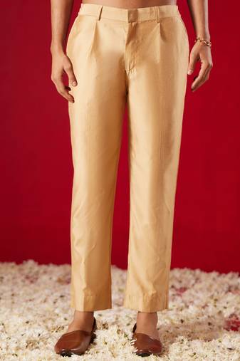 Men'S Rose Goldviscose Pant Style Pyjama