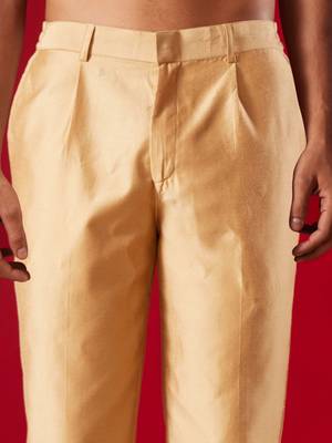Rose Goldviscose Pant Style Pyjama 4