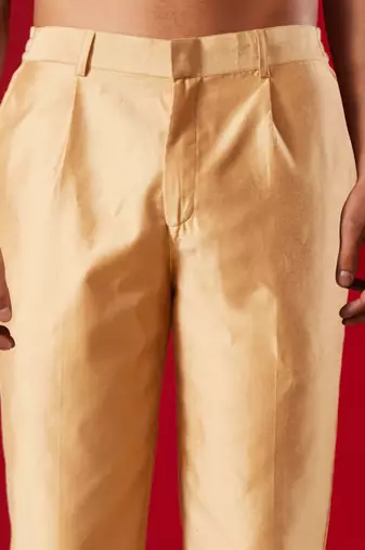 Rose Goldviscose Pant Style Pyjama