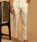 Cream Viscose Pant Style Pyjama