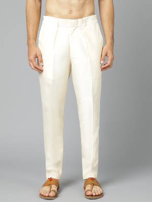 Cream Viscose Pant Style Pyjama 1