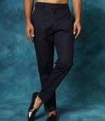Navy Blue Cotton Pant Style Pyjama