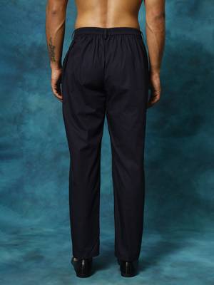 Navy Blue Cotton Pant Style Pyjama 3