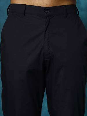 Navy Blue Cotton Pant Style Pyjama 4
