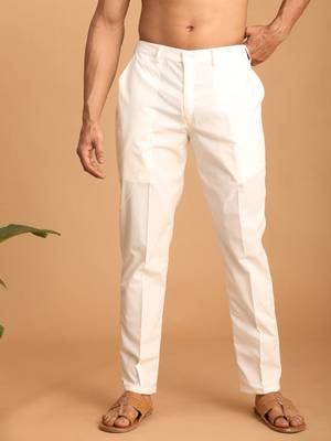 Cream Cotton Pant Style Pyjama 1