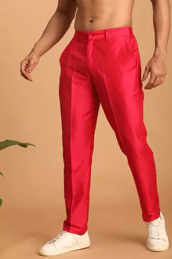 Pink Viscose Pant Style Pyjama