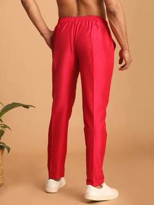 Pink Viscose Pant Style Pyjama 3