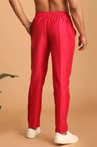 Pink Viscose Pant Style Pyjama