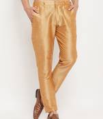 Rose Gold Silk Blend Pant Style Pyjama