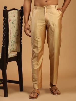 Rose Gold Viscose Pant Style Pyjama 1