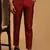 Maroon Viscose Pant Style Pyjama