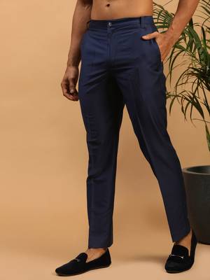 Navy Blue Viscose Pant Style Pyjama 2