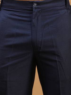 Navy Blue Viscose Pant Style Pyjama 4