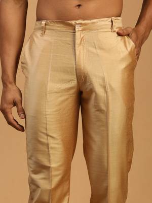 Rose Gold Viscose Pant Style Pyjama 4