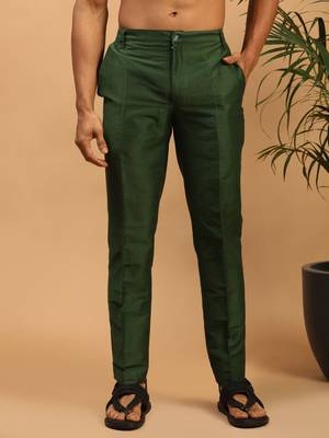 Green Viscose Pant Style Pyjama 1