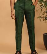 Green Viscose Pant Style Pyjama