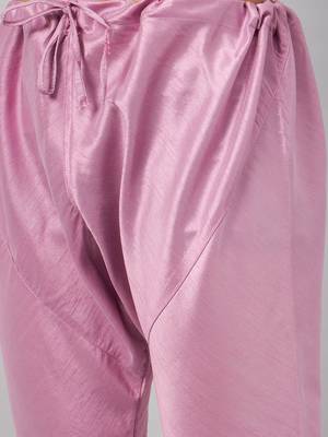 Onion Pink Silk Blend Pyjama 4