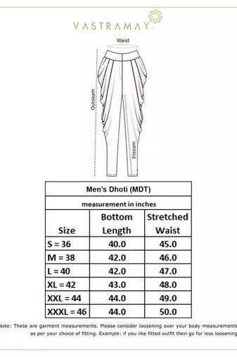Gold Silk Embroidered Traditional Dhoti for Men