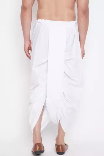 White Traditional Dhoti