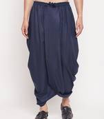 Men'S Navy Blue Dhoti