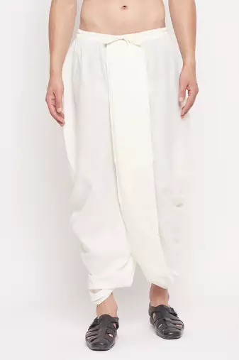 Men'S Cream Dhoti