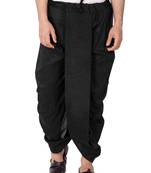 Black Silk Blend Dhoti