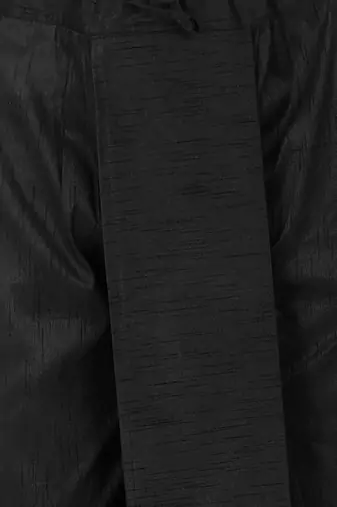 Black Silk Blend Dhoti