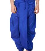 Blue Silk Blend Dhoti