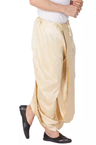 Gold Silk Blend Dhoti