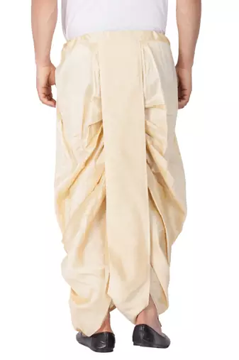 Gold Silk Blend Dhoti