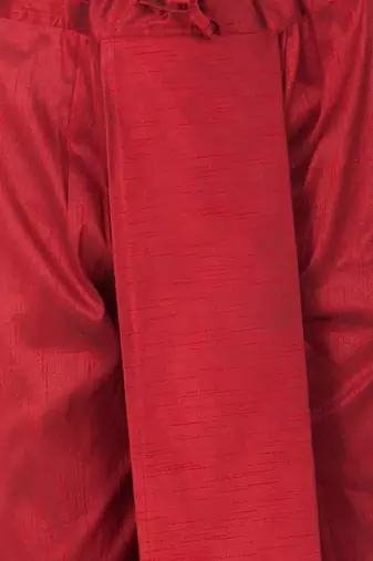  maroon silk blend dhoti