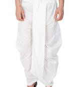 White Silk Blend Dhoti