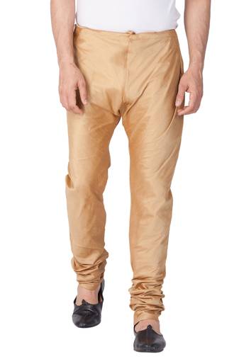Men'S Gold Silk Blend Pyjama