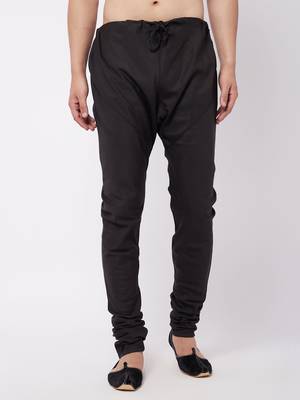 Black Cotton Blend Pyjama 1