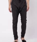 Black Cotton Blend Pyjama