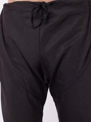 Black Cotton Blend Pyjama 4