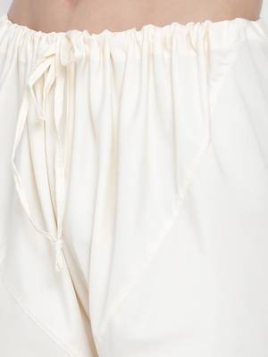 White Cotton Blend Pyjama 3