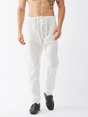 White Cotton Blend Pyjama 1
