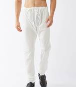 White Cotton Blend Pyjama