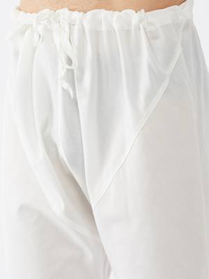 White Cotton Blend Pyjama 4