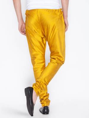 Yellow Silk Blend Pyjama 4