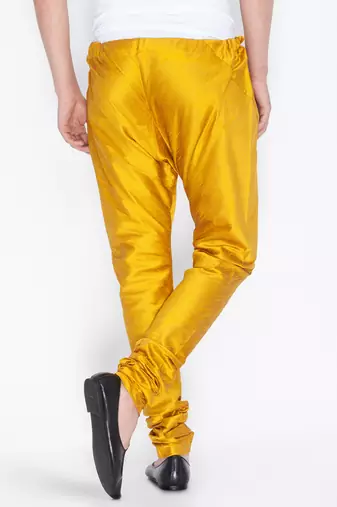Yellow Silk Blend Pyjama