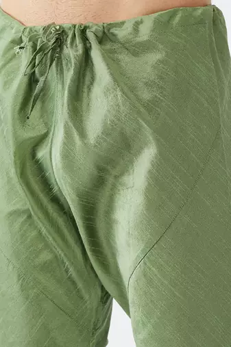 Light Green Silk Blend Pyjama