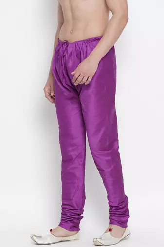 Purple Silk Blend Pyjama
