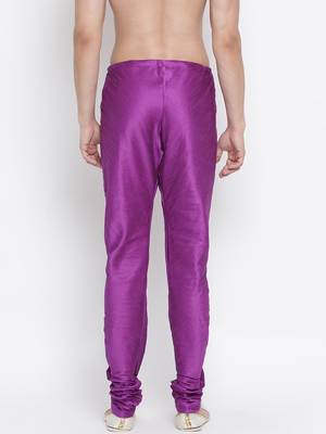 Purple Silk Blend Pyjama 4
