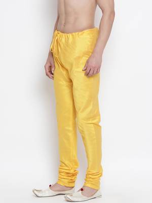 Yellow Silk Blend Pyjama 2